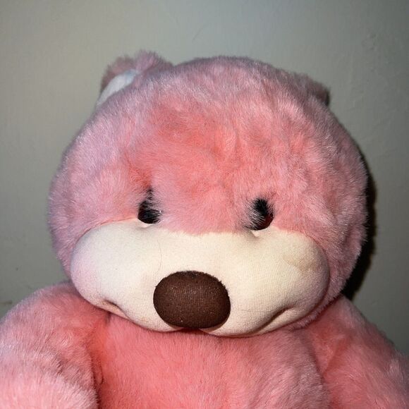 Vintage 24K Polar Puff Dumplings Plush Baldrich 5830 Bear Pink 1991 - Picture 3 of 8
